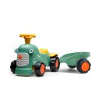 Falk traktor baby Maurice zelený vintage s přívěsem