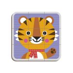 Janod Magnetická kniha Magnetibook Zvířata Puzzle