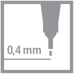 Jemný liner - STABILO point 88 Mini Animal Vibes - 8 ks sada - včetně samolepky