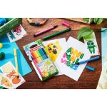 Prémiový vláknový fix - STABILO Pen 68 Mini Animal Vibes - 8 ks sada - včetně samolepky
