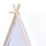 Stan domeček bílo šedý 150cm