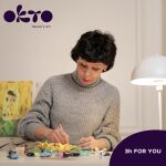 OKTO – Výtvarná sada „Slunečnice“ (30 × 40 cm)