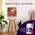 OKTO – Výtvarná modelovací sada „Sukulenty“ v dřevěném rámu (21 × 21 cm)
