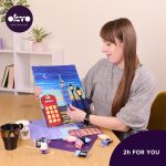 OKTO Výtvarný set malování hmotou #Londoncity 30x40 cm