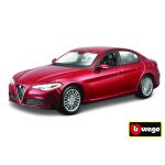 Bburago 1:24 Alfa Romeo Giulia (2016) Metallic červená 18-21080