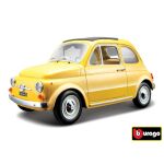 Bburago 1:24 Fiat 500 F 1965 žlutá 18-22098