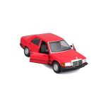 Bburago 1:24 Plus - 1987 Mercedes-Benz 190E - Red