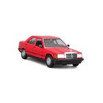 Bburago 1:24 Plus - 1987 Mercedes-Benz 190E - Red