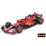 Bburago 1:43 Formula F1 Ferrari Scuderia SF-24 (2024) nr.55 Carlos Sainz  - with driver and decorati