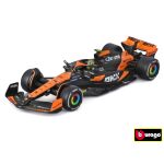 Bburago 1:43 RACE Formula F1 - McLaren F1 Team MCL38 (2024) #4 Senna Edition with driver and decorat