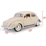 Bburago 1:18 Volkswagen Beetle 1955 Beige