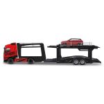 Bburago 1:43 STR FIRE Multicar Carrier - Volvo FH16 w/Land Rover LRX Concept