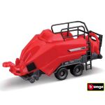 Bburago 10cm Farm tractor Gift Set - Massey Ferguson 8740S with 3 trailers
