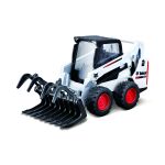 Bburago 10 cm Bobcat S590 Skid-Steer Loader w/grapple