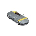 Bburago 1:43 Ferrari  Signature Series - Ferrari Monza SP1 - Silver/ Yellow