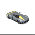 Bburago 1:43 Ferrari  Signature Series - Ferrari Monza SP1 - Silver/ Yellow