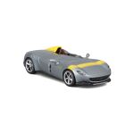 Bburago 1:43 Ferrari  Signature Series - Ferrari Monza SP1 - Silver/ Yellow