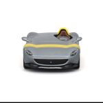 Bburago 1:43 Ferrari  Signature Series - Ferrari Monza SP1 - Silver/ Yellow