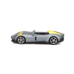 Bburago 1:43 Ferrari  Signature Series - Ferrari Monza SP1 - Silver/ Yellow