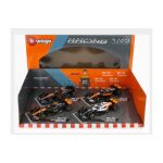 Bburago 1:43 RACE Formula F1 4PAC - McLaren F1 Team MCL38 (2024) #4 L.Norris #81 O.Piastri