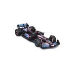 Bburago 1:43 RACE Formula F1 - BWT Alpine F1 Team A524 (2024) #31 (Esteban Ocon) - with driver and d
