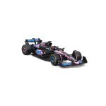 Bburago 1:43 RACE Formula F1 - BWT Alpine F1 Team A524 (2024) #31 (Esteban Ocon) - with driver and d
