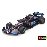 Bburago 1:43 RACE Formula F1 - BWT Alpine F1 Team A524 (2024) #31 (Esteban Ocon) - with driver and d