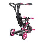 Globber Tříkolka dětská 4v1 - Fuchsia Pink