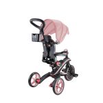Globber Tříkolka dětská skládací 4v1 - Deep Pastel Pink