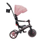 Globber Tříkolka dětská skládací 4v1 - Deep Pastel Pink
