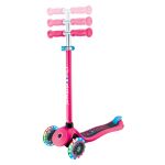 Globber Koloběžka tříkolečková Primo Lights V2 Fuchsia Pink svítící kolečka