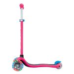 Globber Koloběžka tříkolečková Primo Lights V2 Fuchsia Pink svítící kolečka