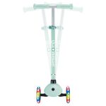 Globber Koloběžka dětská tříkolečková Primo Lights V2 Dark Mint svítící kolečka