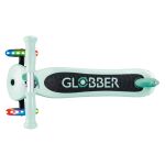 Globber Koloběžka dětská tříkolečková Primo Lights V2 Dark Mint svítící kolečka