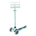 Globber Koloběžka dětská tříkolečková Primo Lights V2 Dark Mint svítící kolečka