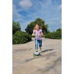 Globber Koloběžka dětská tříkolečková Primo Lights V2 Dark Mint svítící kolečka