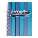 Pukka Pad spirálový blok Jotta Pad A5, 200 stran, linky 8 mm, modrý, linkovaný