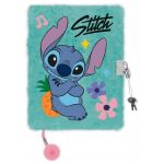 Památník/zápisník s visacím zámkem A5/96 listů STITCH Mint Aloha, linkovaný, 26x16,8x3,2 cm