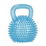 Hračka pro mazlíčky Dentální pískací hračka pro psy s úchytem modrá 9,5 cm