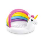 57113NP Bazén se stříškou jednorožec 127 x 102 cm