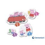 Clementoni - Moje první puzzle Prasátko Peppa 4v1 (3,6,9,12 dílků)