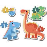 Clementoni Moje první puzzle: Dinosauři 2+3+4+5
