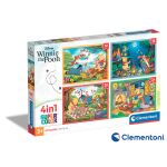 Clementoni - Puzzle 4v1 Disney Medvídek Pú (12+16+20+24 dílků)