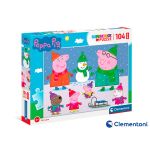 Clementoni - Puzzle Maxi 104 Prasátko Peppa