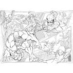 Spider-man Puzzle MAXI-FLOOR oboustranné 70x50 cm 150 dílků