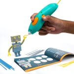 3D pero 3Doodler Start+ a 72 náplní + 10 šablon