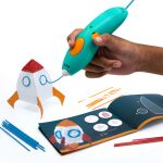 3D pero 3Doodler Start+ a 72 náplní + 10 šablon