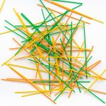 Náplň 75 ks do 3D pera 3Doodler Start+ oranžová, žlutá, zelená