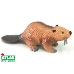 A - Figurka Bobr s větvičkou 10,5 cm