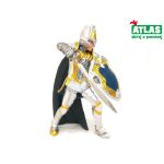 B - Figurka Rytíř v bílé zbroji 10 cm